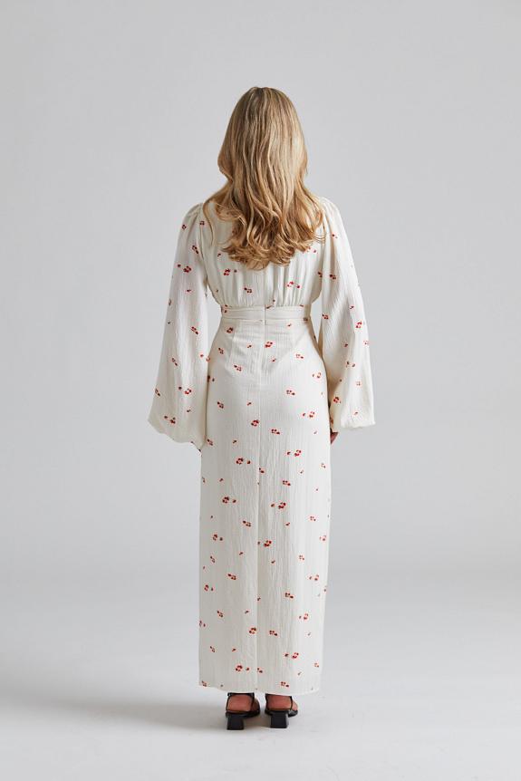 Adoore Positano Dress White/Red-1
